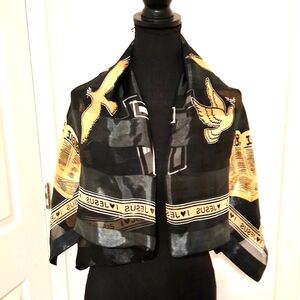 Black and Gold Scarf